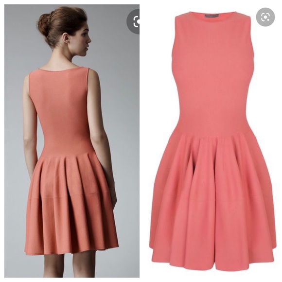 Alexander McQueen Dresses & Skirts - 🚛MOVING SALE Alexander McQueen Coral dress Sz. S